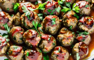 Delicious Pork Meatballs in a Luxurious White Wine Sauce