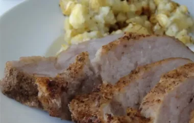 Delicious Pork Roast with a Flavorful Rub