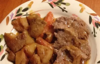 Delicious Pot Roast Recipe with Tender Meat and Flavorful Vegetables