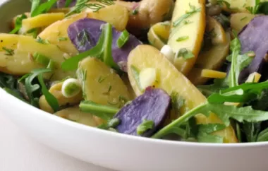 Delicious Potato Salad with Refreshing Lemon Twist