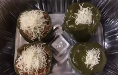 Delicious Puerto Rican Stuffed Peppers Recipe