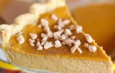 Delicious Pumpkin Custard Pie II Recipe
