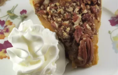 Delicious Pumpkin Pecan Pie Recipe with a Twist