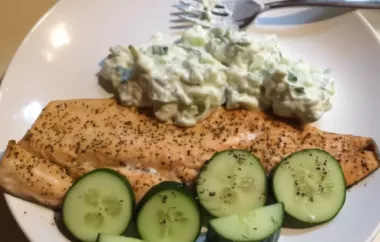 Delicious Rainbow Trout with Tangy Yogurt Sauce