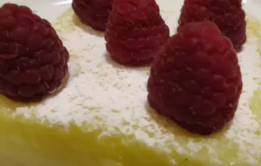 Delicious Raspberry Lemon Bars Recipe
