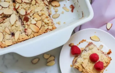 Delicious Raspberry Squares Recipe for Kids to Make