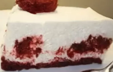 Delicious Red Velvet Cheesecake with a Surprise Center
