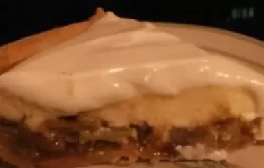 Delicious Rhubarb Cheese Pie Recipe