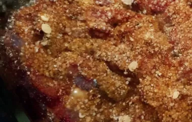 Delicious Rhubarb Crisp Recipe That Will Make You Feel Like Grandma's with Every Bite
