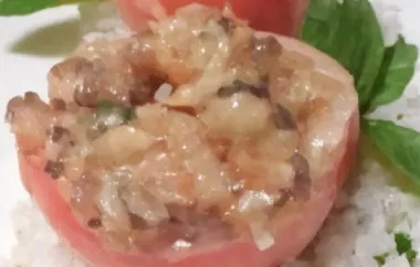 Delicious Rice and Beef Stuffed Tomatoes Recipe