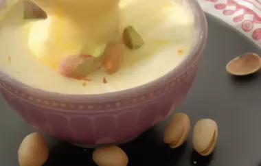 Delicious Rice Pudding Infused with Saffron and Cardamom