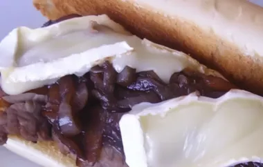 Delicious Roast Beef Subs with Balsamic Onions and Brie Cheese