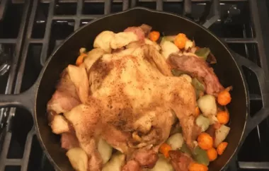 Delicious Roast Chicken and Vegetables Recipe