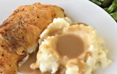 Delicious Roast Chicken with Homemade Pan Gravy