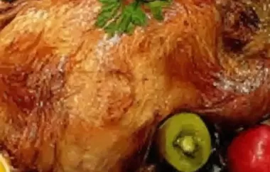 Delicious Roast Turkey with a Flavorful Chestnut Stuffing