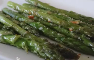 Delicious Roasted Asparagus with Parmesan Recipe