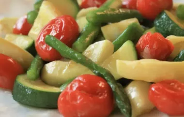 Delicious Roasted Asparagus, Zucchini, and Tomatoes