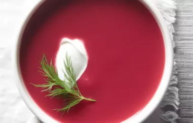Delicious Roasted Beet and Potato Soup Recipe