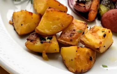 Delicious Roasted Lemon Garlic Potatoes Recipe