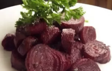 Delicious Roasted Pesto Beets