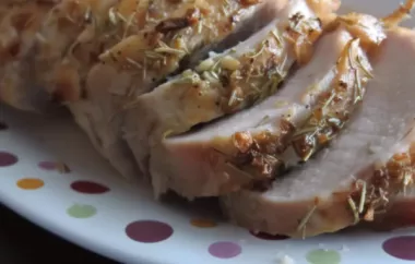 Delicious Roasted Pork Loin Recipe