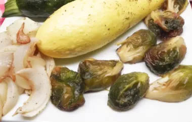 Delicious Roasted Summer Vegetables with a Twist