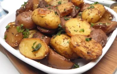 Delicious Roasted Za'atar Potatoes Recipe