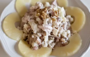 Delicious Russian Chicken and Pineapple Salad Recipe