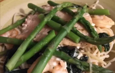 Delicious Salmon and Prawn Spaghetti Recipe