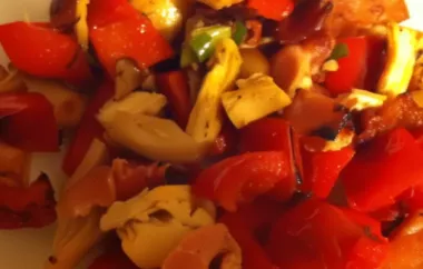 Delicious Sauteed Chicken and Red Peppers Recipe