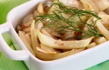 Delicious Sauteed Fennel with a Zesty Lemon Twist