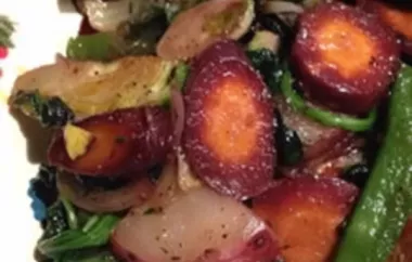Delicious Sautéed Purple Carrot and Vegetable Medley Recipe