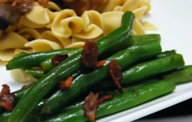 Delicious Savory Green Beans Recipe