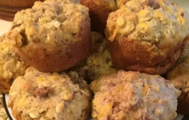 Delicious Savory Sausage, Cheese, and Oat Muffins