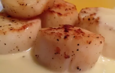Delicious Scallops with a Flavorful White Wine Sauce