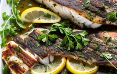 Delicious Sea Bass with a Mediterranean Twist