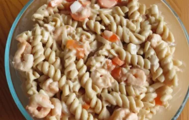 Delicious Seafood Pasta Salad Recipe for Large Gatherings