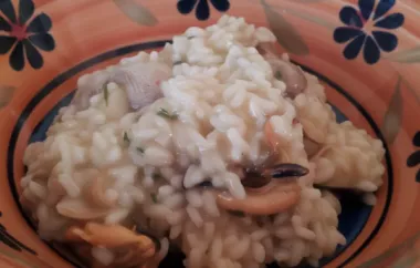 Delicious Seafood Risotto with a Medley of Flavors