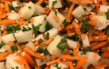 Delicious Shredded Apple Carrot Salad Recipe