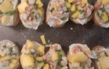 Delicious Shrimp and Mango Bruschetta Recipe