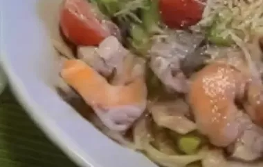 Delicious Shrimp and Mushroom Angel Hair Pasta Recipe