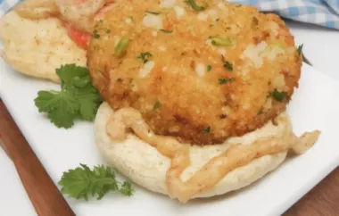 Delicious Shrimp Burger Recipe