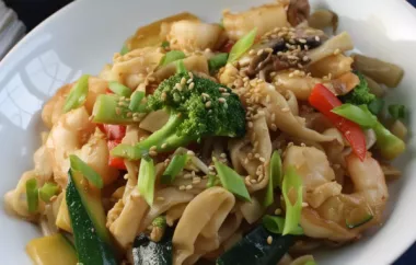 Delicious Shrimp Lo Mein with Broccoli