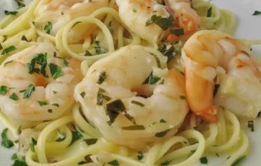 Delicious Shrimp Scampi with Pasta