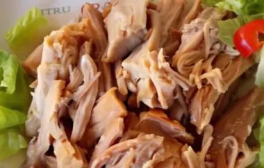 Delicious Slow Cooker Pulled Pork with a Tangy Twist