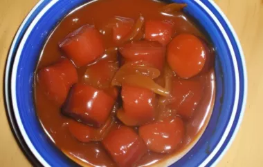 Delicious Slow Cooker Sweet and Sour Kielbasa Recipe