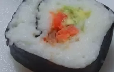 Delicious Smoked Salmon Sushi Roll Recipe