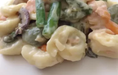 Delicious Smoked Salmon Tortellini with Creamy Bechamel Sauce