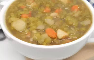 Delicious Smoked Turkey Split Pea Soup Recipe