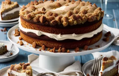 Delicious Snickerdoodle Cake with Cinnamon Streusel Topping